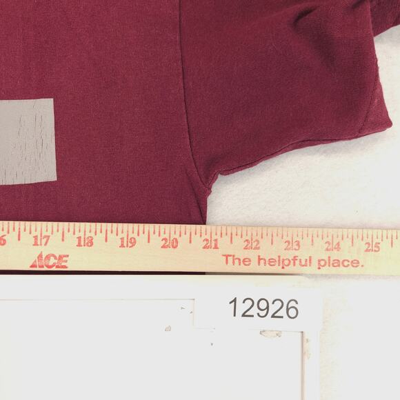 Diamond Graphic Casual Pullover Short Sleeve T Shirt Mens Size Large L Maroon - Picture 7 of 10